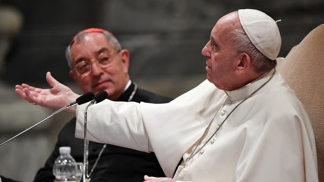 Pope Francis and Cardinal Angelo de Donatis