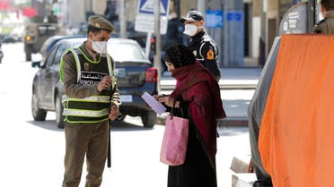 Police and army officers patrol streets following the coronavirus disease (COVID-19) outbreak in Rabat, Morocco March 23, 2020. Reuters/Youssef Boudlal