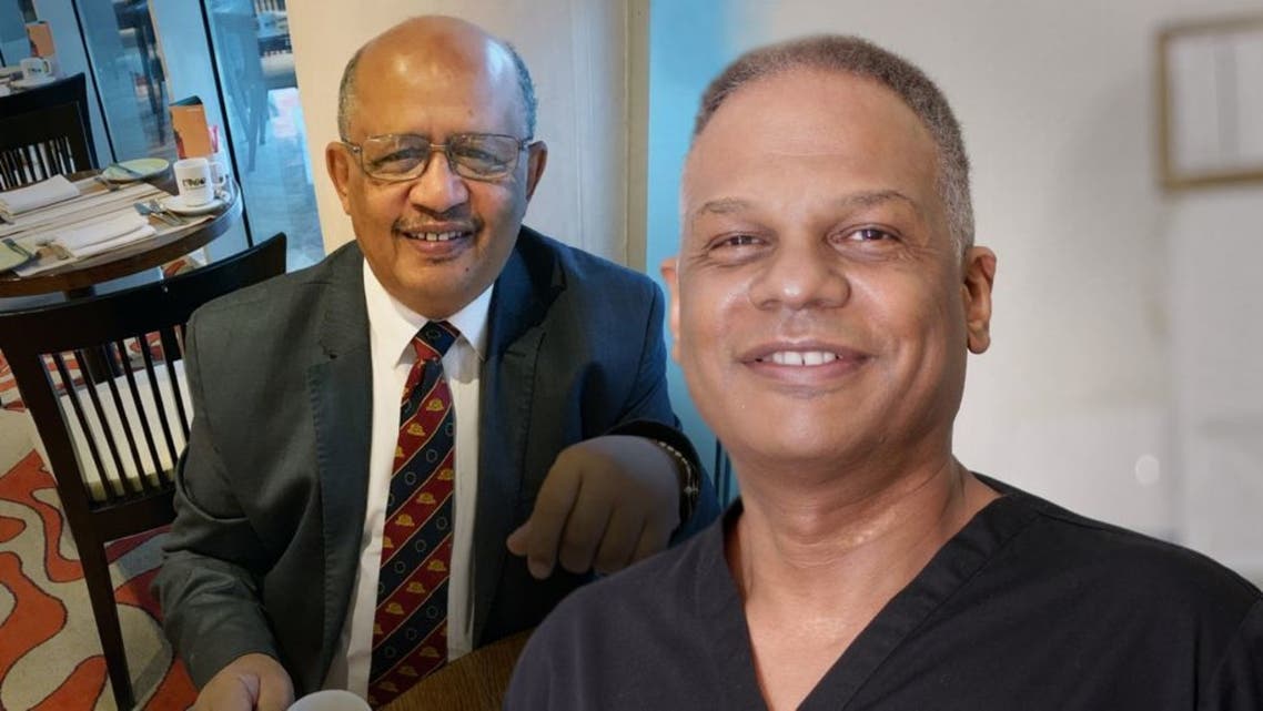 الطبيبان البريطانيان السودانيان دكتور أمجد الحوراني ودكتور عادل الطيار