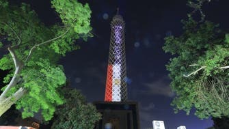 برج القاهرة يشارك في التصدي لكورونا برسالة "احمي نفسك"