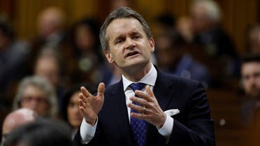 Canada's Minister of Natural Resources Seamus O'Regan speaks during Question Period in the House of Commons on Parliament Hill in Ottawa. (Reuters)