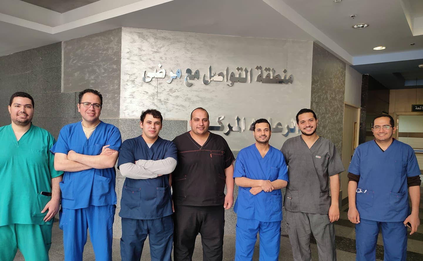 الفريق الطبي المعالج
