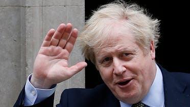 (FILES) In this file photo taken on March 18, 2020 Britain's Prime Minister Boris Johnson leaves 10 Downing Street in central London. Britain's Prime Minister Boris Johnson appeared to be on the road to recovery as Downing Street said the Prime Minister had returned to the ward at St Thomas' Hospital after spending three nights in the intensive care unit.