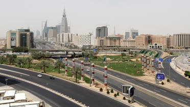 A general view shows almost empty streets, during the 24 hours lockdown to counter the coronavirus disease (COVID-19) outbreak in Riyadh, Saudi Arabia April 7, 2020. (Reuters)
