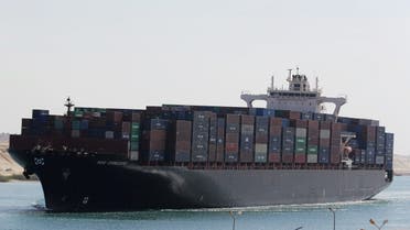 Container ship RDO Concord sails through the Suez Canal as Egypt celebrates the 150th anniversary of the canal opening in Ismailia, Egypt November 17, 2019. REUTERS