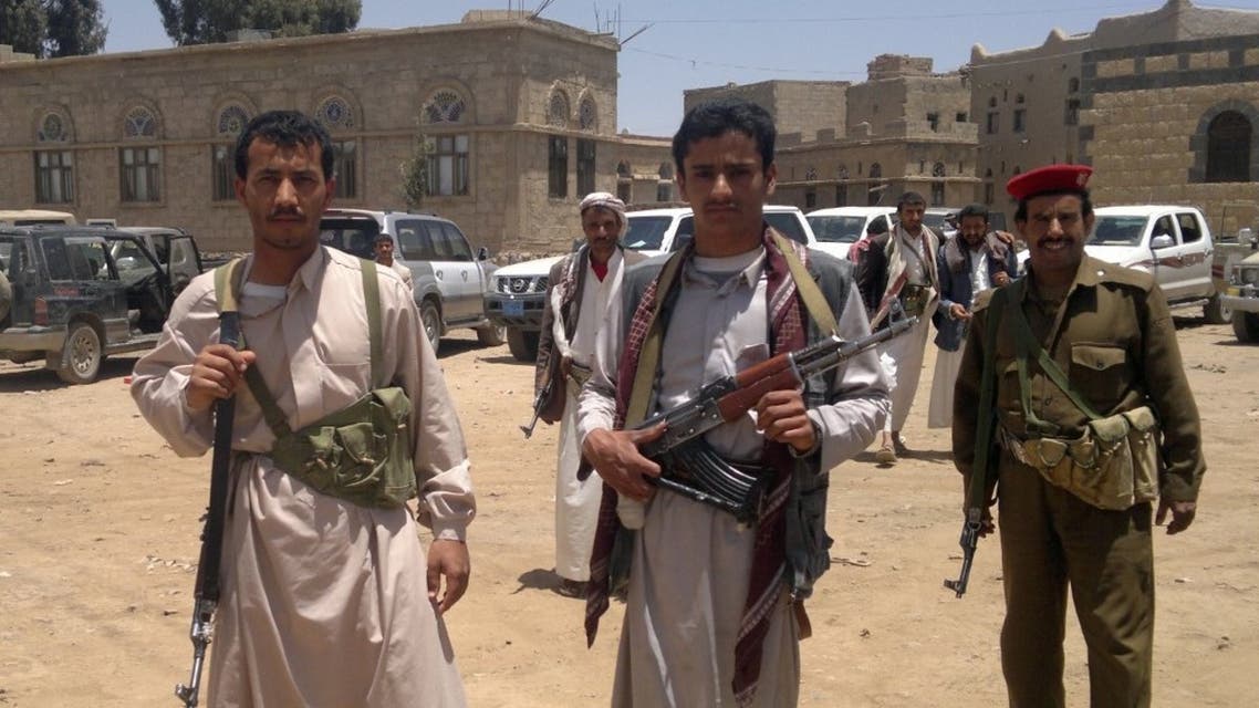 عناصر حوثية في عمران اليمنية - فرانس برس