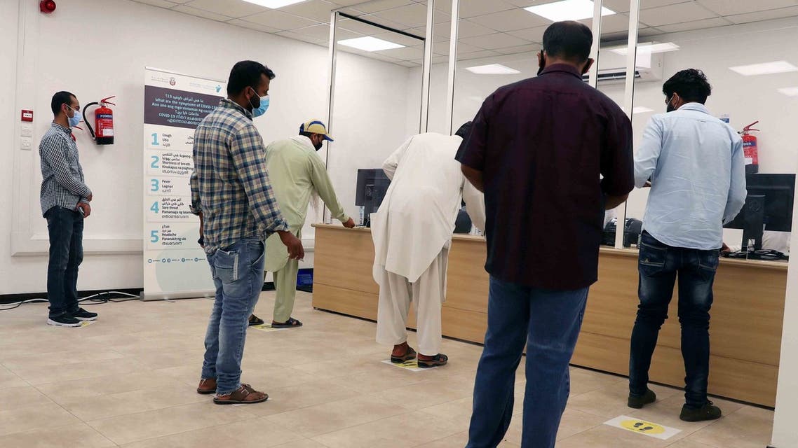 Abu Dhabi establishes two new COVID-19 testing facilities for workers at the Musafah industrial areas. (WAM)