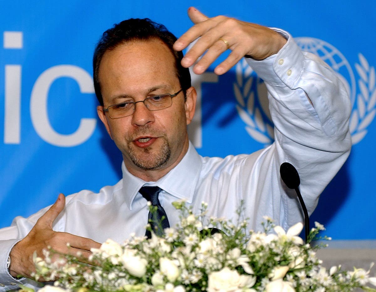 File photo of Ted Chaiban, UNICEF director for the Middle East and North Africa. (AFP)