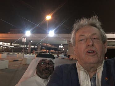 A selfie taken by John Ashton in Bahrain, March 7. (John Ashton, Twitter)