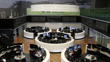 The German share price index DAX graph is pictured at the stock exchange in Frankfurt, Germany, on April 21, 2020. (Reuters) 