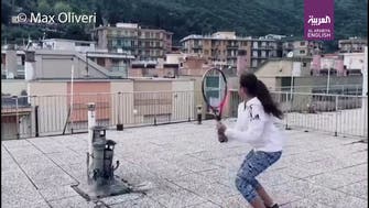 Video: Italian girls take to rooftop tennis amid coronavirus lockdown