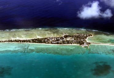 Vacant land on Tarawa, capital of the vast archipelago nation of Kiribati on September 11, 2001. (AFP)
