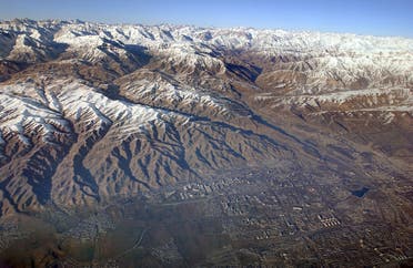 Aerial view of the capital of Tajikistan, Dushanbe, taken January 28, 2002. (AFP)