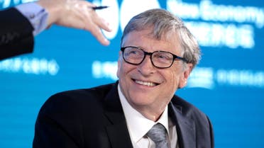 Bill Gates, Co-Chair of Bill & Melinda Gates Foundation, attends a conversation at the 2019 New Economy Forum in Beijing. (Reuters)