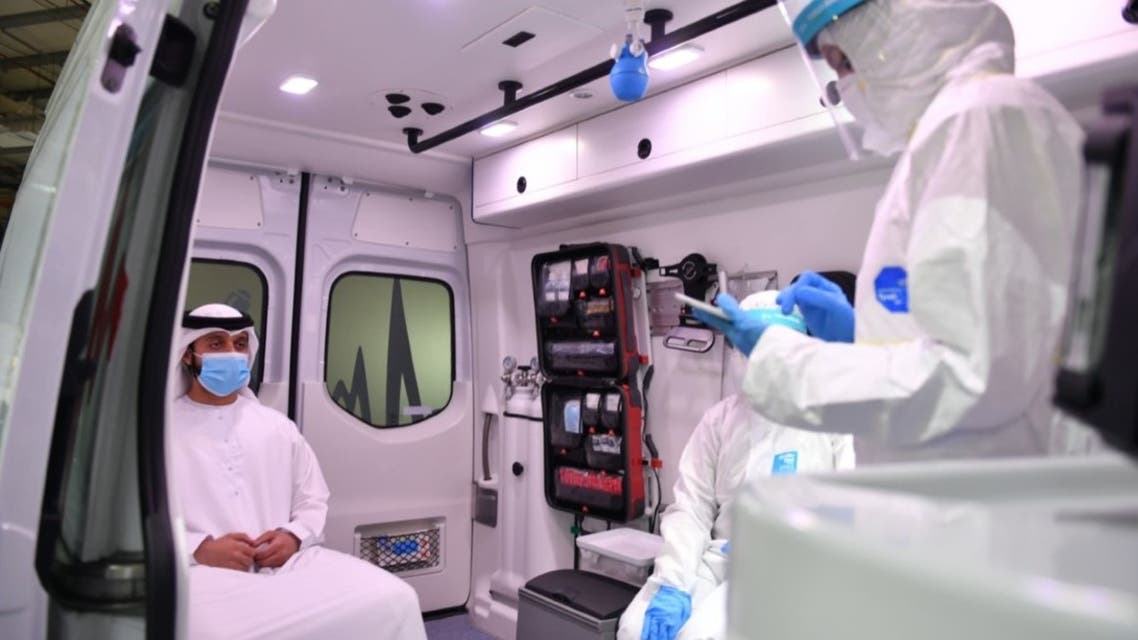 Dubai Corporation for Ambulance Services on Friday launched a mobile testing unit to provide free coronavirus screening at home for the elderly and ‘people of determination’ (WAM)