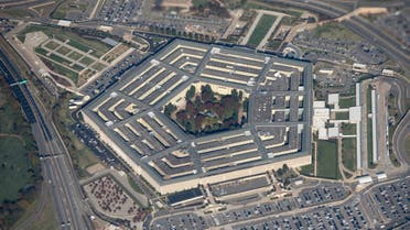 In this file photo taken on October 30, 2018 the Pentagon is seen from an airplane over Washington, DC. (AFP)