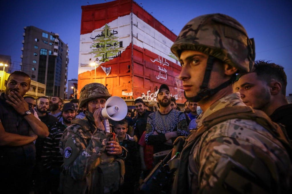 عناصر من الجيش اللبناني في طرابلس