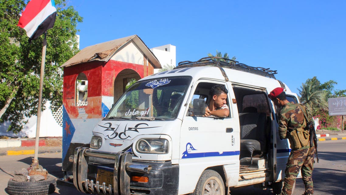 A member of the Southern Transitional Council (STC) mans a checkpoint in the southern Yemeni city of Aden on April 27, 2020, following the declaration of self-rule by separatists in the country's south. The breakaway declaration made Sunday threatens to reignite a war within a war in the Arabian Peninsula's poorest country, which is already gripped by what the United Nations calls the world's worst humanitarian disaster.