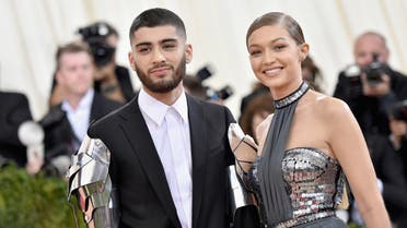 Zayn Malik (L) and Gigi Hadid attend the Manus x Machina: Fashion In An Age Of Technology Costume Institute Gala at Metropolitan Museum of Art on May 2, 2016 in New York City. (AFP)