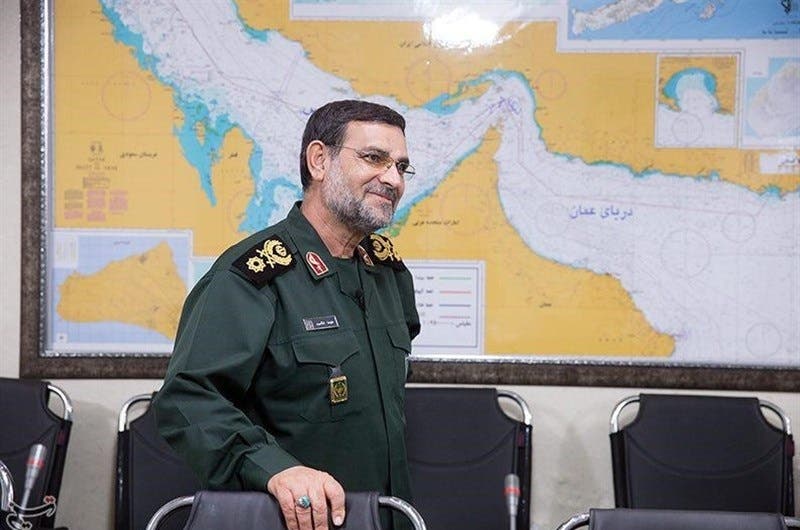 قائد القوة البحرية للحرس الثوري، الجنرال علي رضا تنجسيري
