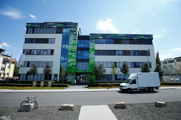 The headquarters of biopharmaceutical company BioNTech are seen in Mainz, Germany. (Reuters)