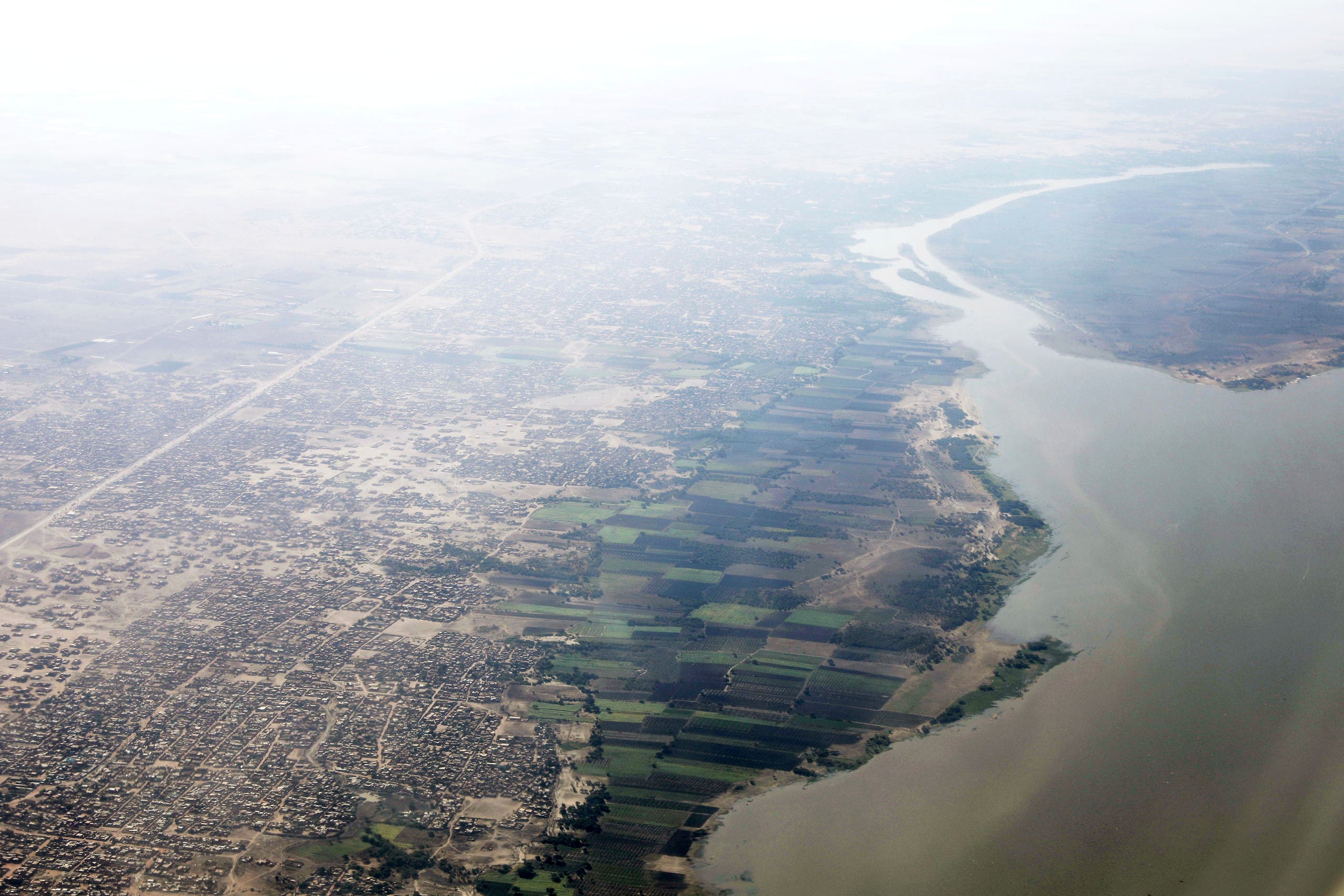 A general view of the Blue Nile over Khartoum, Sudan. (File photo: AP)