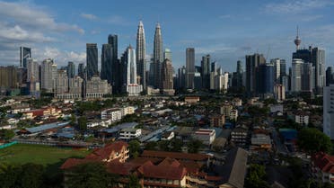 A city view of Kuala Lumpur, during the movement control order, in Kuala Lumpur, Malaysia, on Saturday, May 2, 2020. (AP)
