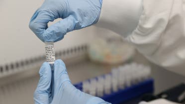 Scientists are seen working at Cobra Biologics, they are working on a potential vaccine for COVID-19, following the outbreak of the coronavirus disease (COVID-19), in Keele, Britain, April 30, 2020. (Reuters)