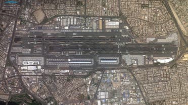 Dubai International Airport, UAE taken by KhalifaSat. (Supplied/MBRSC)