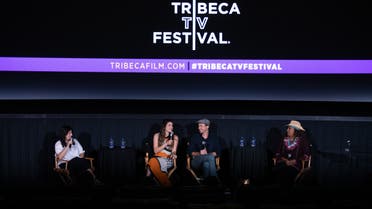 NEW YORK, NEW YORK - SEPTEMBER 14: (L-R) Anna Silman, Lake Bell, Dax Shepard and Pam Grier attend the Bless This Mess screening during the 2019 Tribeca TV Festival at Regal Battery Park Cinemas on September 14, 2019 in New York City. Noam Galai/Getty Images for Tribeca TV Festival/AFP 