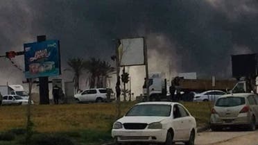 قصف مطار معيتيقة
