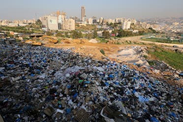 A general view shows a garbage-filled area in Beirut, Lebanon December 22, 2015. (File photo: Reuters)
