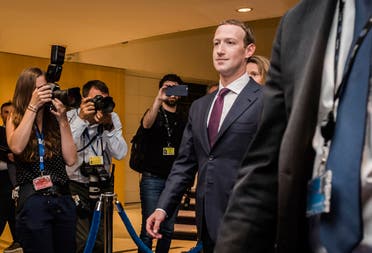 Facebook CEO Mark Zuckerberg leaves the EU Parliament in Brussels during a series of meetings over data protection standards at the internet giant and alleged misuse of the personal information, on May 22, 2018. (File Photo: AP) 