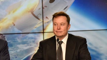 SpaceX founder and chief engineer Elon Musk attends a post-launch news conference. (Reuters)