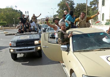 عناصر تقاتل إلى جانب قوات الوفاق في ليبيا - فرانس برس