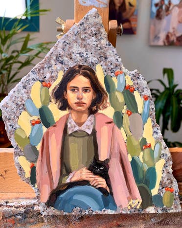 KSA: Saudi artist Painting