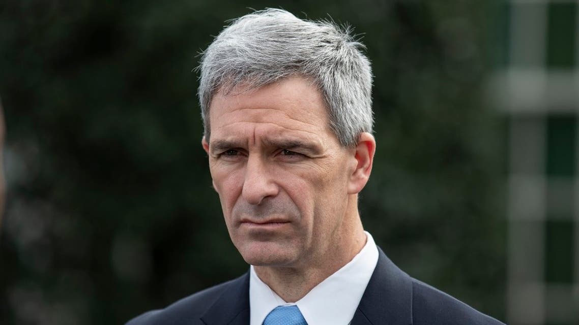 Acting Deputy Secretary for the Department of Homeland Security Ken Cuccinelli speaks about the coronavirus outside the West Wing of the White House, Friday, March 20, 2020, in Washington. (AP)