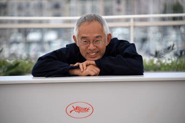 Japanese producer Toshio Suzuki poses at the 69th Cannes Film Festival in Cannes. (files)
