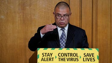 Deputy Chief Medical Officer Professor Jonathan Van-Tam speaks at the daily digital news conference on the coronavirus disease at 10 Downing Street in London, Britain May 14, 2020. (Reuters)