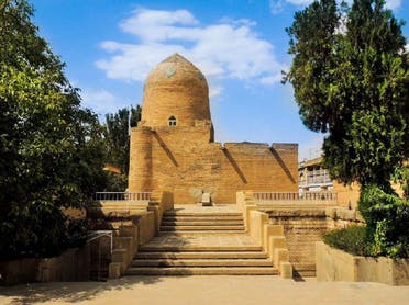 A file photo of the tomb of Esther and Mordechai, a holy Jewish site in the Iranian city of Hamedan. (Twitter)
