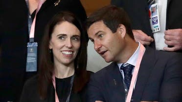 Jacinda Ardern and her husband
