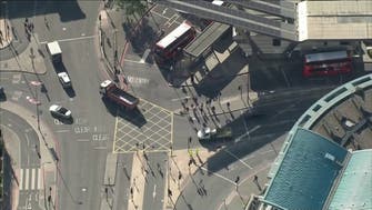 UK police arrest driver after vehicle strikes two pedestrians