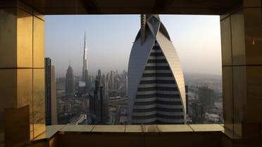 A general view of the Burj Khalifa, the world's tallest building, and the Dubai skyline from the Gevora Hotel, currently the world's tallest hotel, in Dubai, United Arab Emirates June 23, 2019. (Reuters)