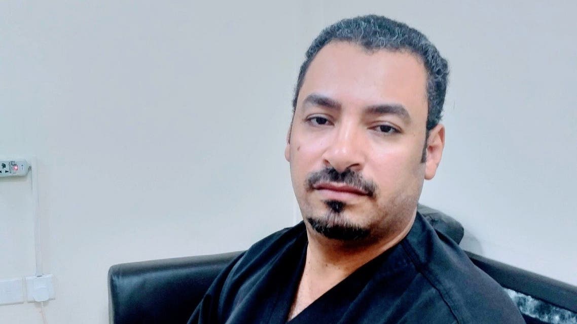 A photo of Khaled Abdullah al-Husseini, a Saudi Arabian nurse who died after his battle with COVID-19. (Twitter)