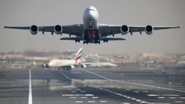 An Emirates Airline Airbus A380-800 plane takes off from Dubai International Airport in Dubai, UAE. (File photo: Reuters)