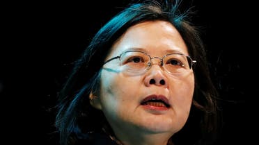 Taiwan's President Tsai Ing-wen speaks during a campaign rally in Taoyuan, Taiwan January 8, 2020. (Reuters)