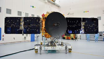 UAE Mars Mission Hope Probe mounted on rocket ahead of launch on July 15