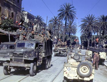 صورة ملونة لجنود أميركيين بتونس خلال الحرب العالمية الثانية