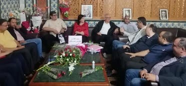 نواب داخل مقر الاعتصام للدستوري