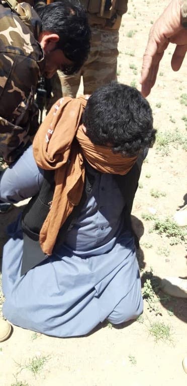 شفيع الذي أعتقل اليوم حسب صورة نشرته مديرية الامن الافغانية